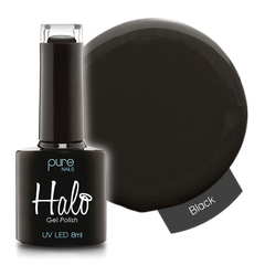 Gel Nail Polish Black 8ml