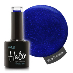 Gel Nail Polish Blue Shimmer 8ml