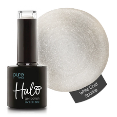 Gel Nail Polish White Gold 8ml