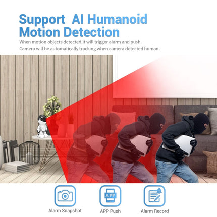ESCAM PT205 HD 1080P Robot WiFi IP Camera, Support Motion Detection / Night Vision, IR Distance: 10m, EU Plug, PT205 EU Plug