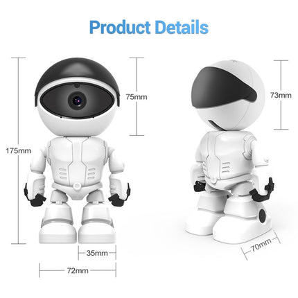 ESCAM PT205 HD 1080P Robot WiFi IP Camera, Support Motion Detection / Night Vision, IR Distance: 10m, EU Plug