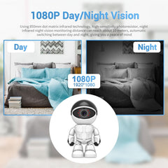 ESCAM PT205 HD 1080P Robot WiFi IP Camera, Support Motion Detection / Night Vision, IR Distance: 10m, US Plug