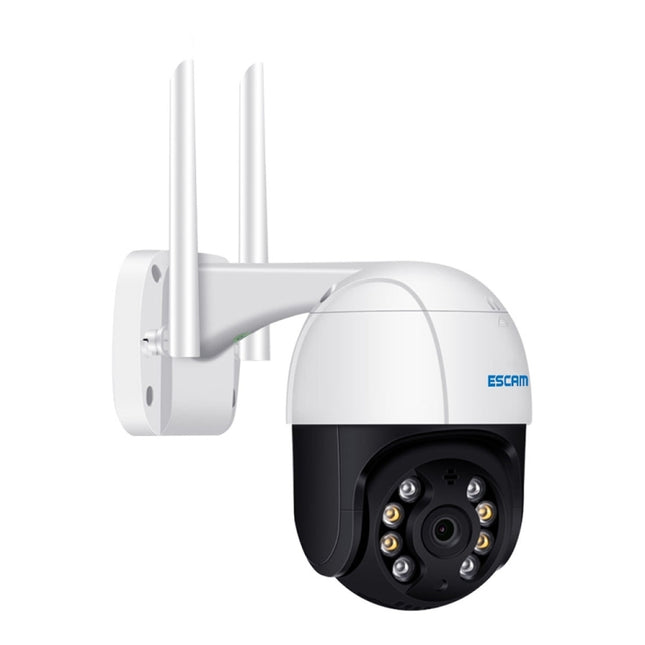 ESCAM QF218 1080P Pan / Tilt AI Humanoid Detection IP66 Waterproof WiFi IP Camera, Support ONVIF / Night Vision / TF Card / Two-way Audio, US Plug