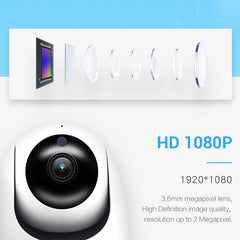 ESCAM PVR008 HD 1080P WiFi IP Camera, Support Motion Detection / Night Vision, IR Distance: 10m, AU Plug