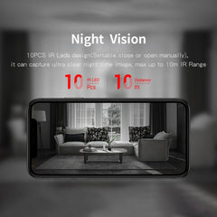 ESCAM PVR008 HD 1080P WiFi IP Camera, Support Motion Detection / Night Vision, IR Distance: 10m, AU Plug