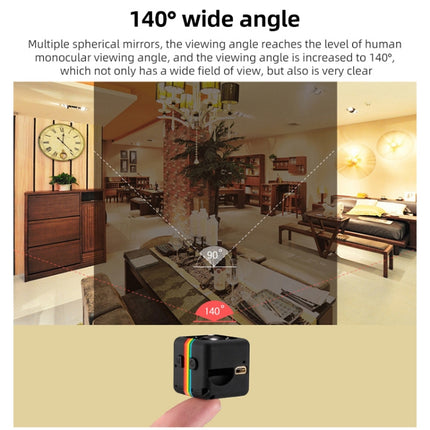 SQ11 Mini DV HD 960P 6 LEDs Sport Recorder Camera with Holder, Support Monitor Detection & IR Night Vision & TF Card, SQ11 960P 6 LEDs Red, SQ11 960P 6 LEDs Black, SQ11 960P 6 LEDs Blue