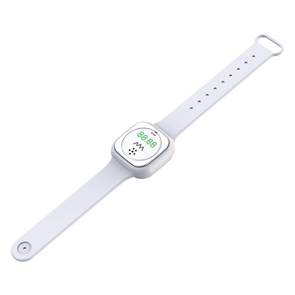 F9 Outdoor Silica Gel Mosquito Repellent Wristband with Clock, F9 (Black), F9 (White)