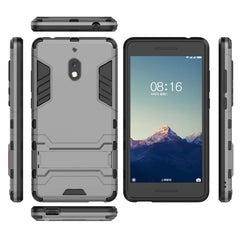 Shockproof PC + TPU Case for Nokia 2.1, with Holder, For Nokia 2.1