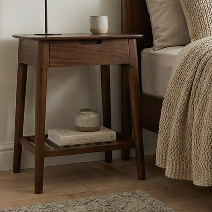 Norway Walnut Bedside Table