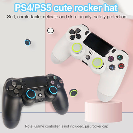 20 PCS Luminous Silicone Protective Cover for PS4 / PS3 / PS2 / XBOX360 / XBOXONE / WIIU Gamepad Joystick