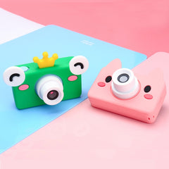 D9 8.0 Mega Pixel Lens Fashion Thin and Light Mini Digital Sport Camera with 2.0 inch Screen & Bear Shape Protective Case & 32G Memory for Children, Pig, Frog, Elk, Giraffe, Sheep, Rabbit, Bear