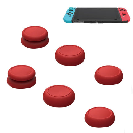 Left + Right Gamepad Rocker Cap Button Cover for Switch, For Switch(Black), For Switch(Blue + Magenta), For Switch(Green+Red), For Switch(Red)