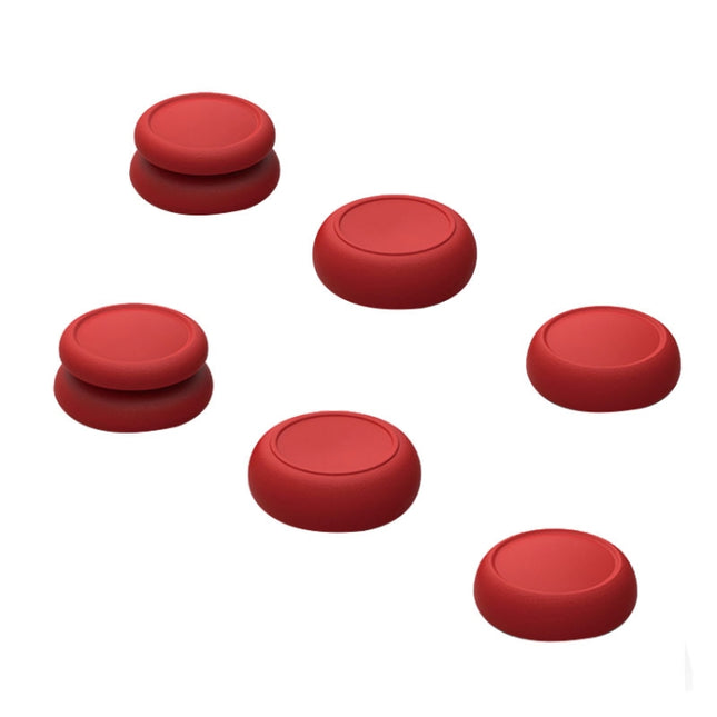 Left + Right Gamepad Rocker Cap Button Cover for Switch, For Switch(Black), For Switch(Blue + Magenta), For Switch(Green+Red), For Switch(Red)
