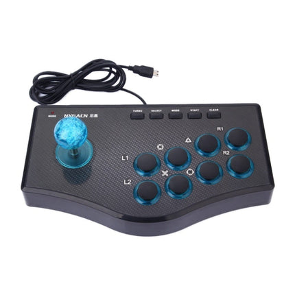 USB Gladiator Street Machine Game Handle Rocker Controller for PC / PS3 / TV Box, USB Handle Rocker