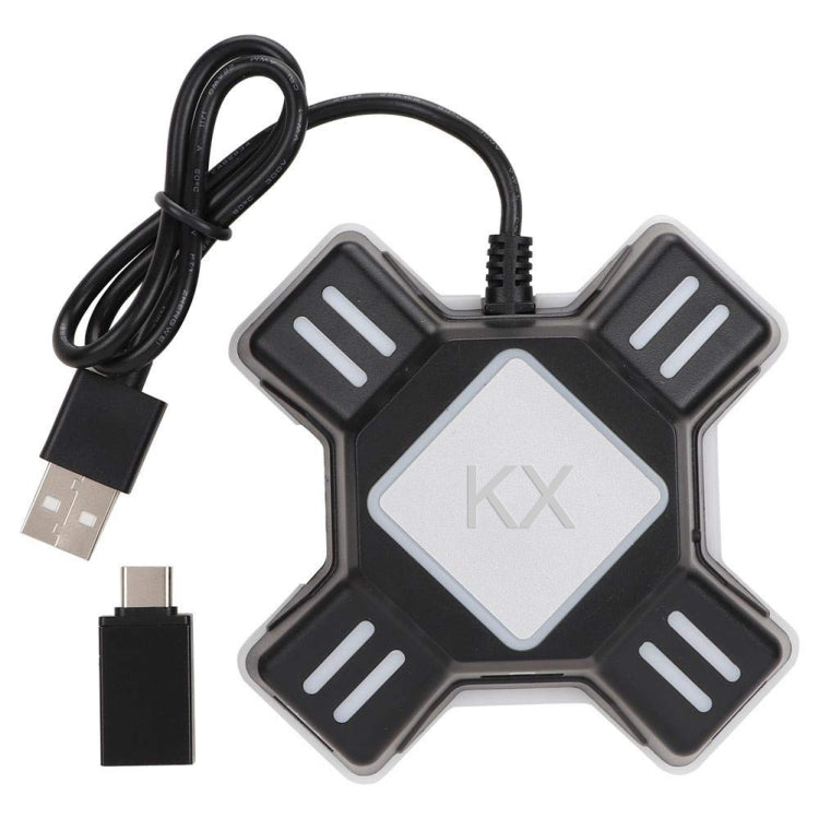 MKX401 For Switch / Xbox / PS4 / PS3 Gaming Controllor Gamepad Keyboard Mouse Adapter Converter, MKX401 Adapter Converter