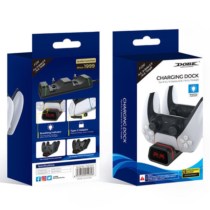 DOBE TYX-0613 Dual Controller Charging Dock For PS5 / Xbox Series X, TYX-0613
