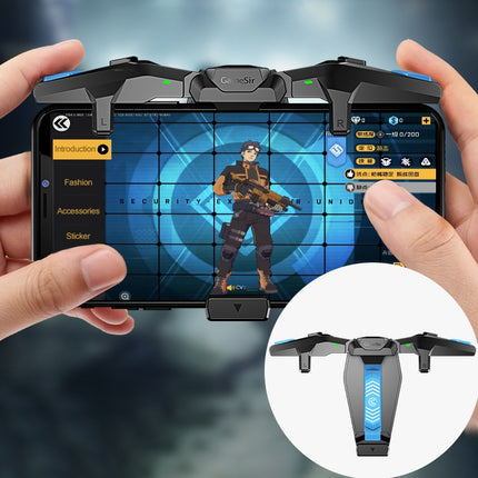 GameSir F4 Foldable Eagle Wing Shaped Physical Direct Connect Capacitor Gamepad Compatible with IOS & Android System Devices, F4