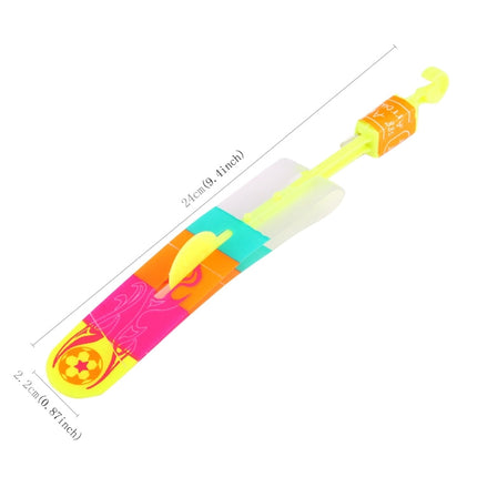 10 PCS Amazing LED Light Slingshot Flying Arrows, Random Color Delivery, Size: Large, Large