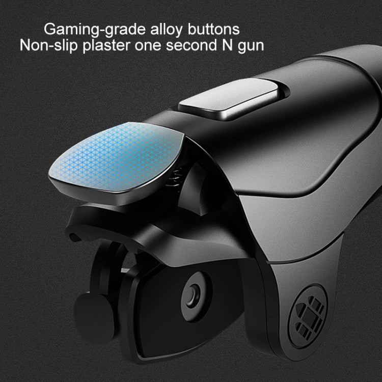 Non-slip Alloy Separable Button Mobile Phone Game Shooting Gamepad, Support Burst Mode, Suitable for 4.7-6.5 inch Mobile Phones