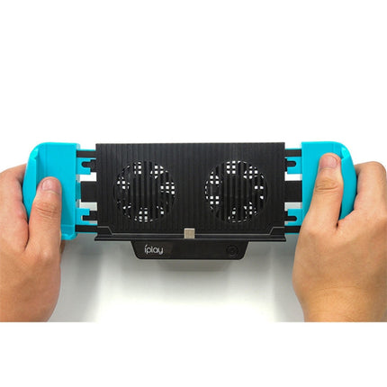 IPLAY Host Charging Grips Stand Shell Cooling Fan for Switch Lite