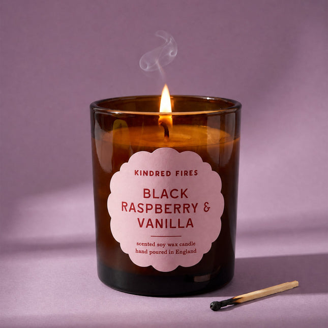 Black Raspberry & Vanilla Large Refillable Soy Candle