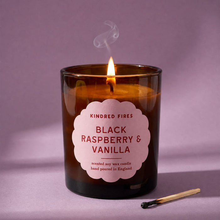Black Raspberry & Vanilla Large Refillable Soy Candle