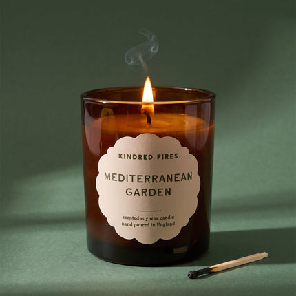 Mediterranean Garden Large Refillable Soy Candle