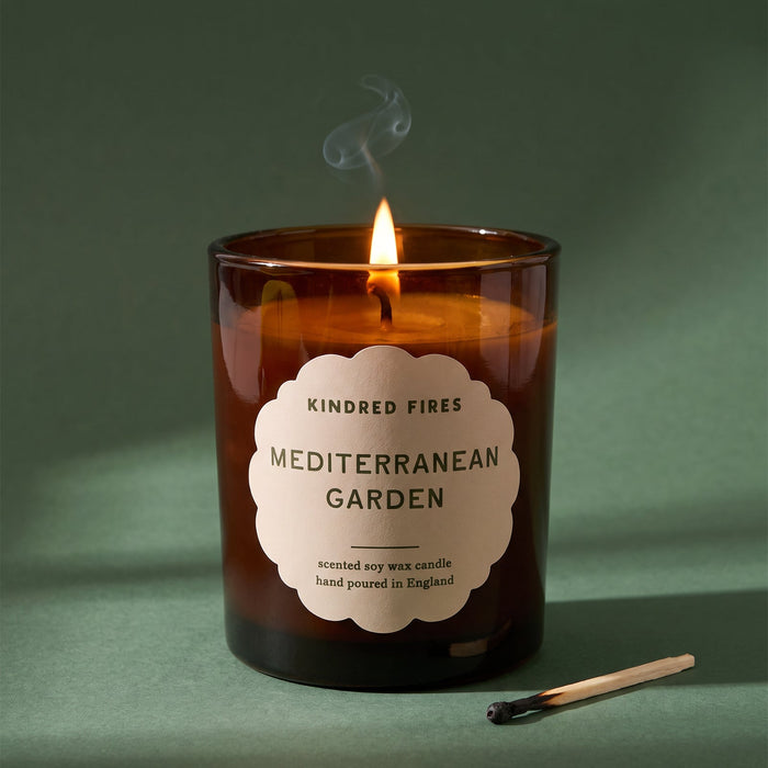 Mediterranean Garden Large Refillable Soy Candle