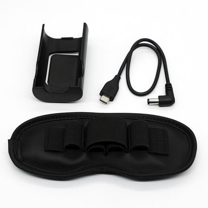Suitable for Dajiang DJI FPV power supply line flying glasses V2 battery power cord headband back hanging battery box cushion