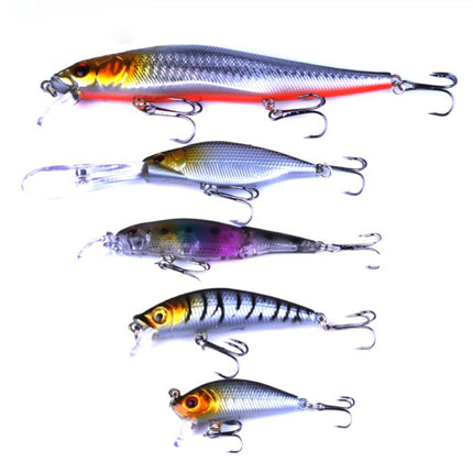 HENGJIA 5 PCS/Kit Popular Fishing Lures Bait Bionic Kit, Mix001