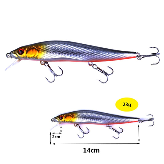 HENGJIA 5 PCS/Kit Popular Fishing Lures Bait Bionic Kit, Mix001