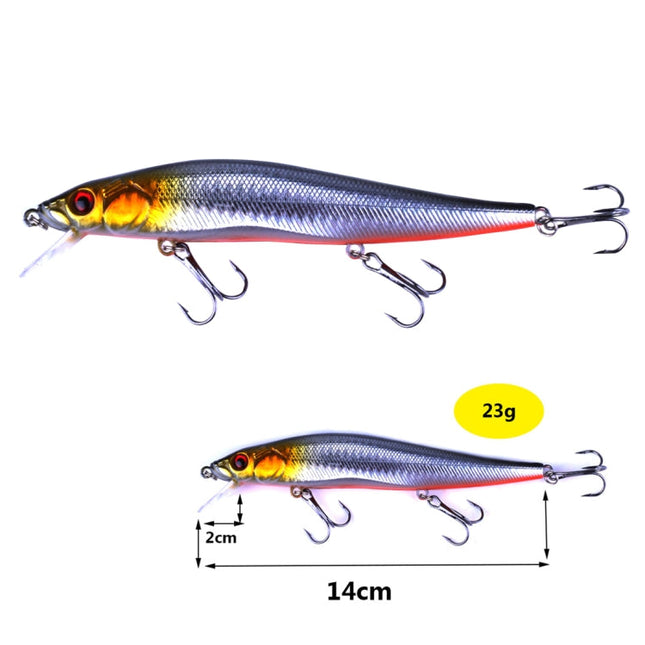 HENGJIA 5 PCS/Kit Popular Fishing Lures Bait Bionic Kit