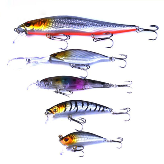 HENGJIA 5 PCS/Kit Popular Fishing Lures Bait Bionic Kit, Mix001