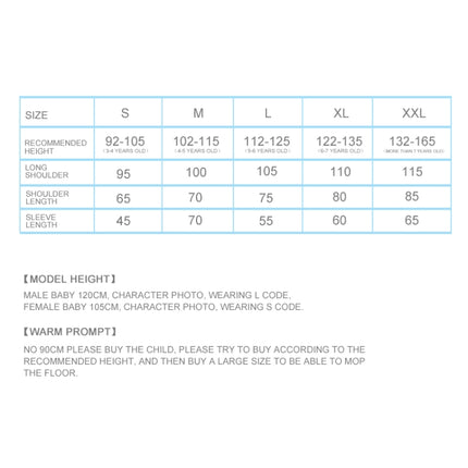 Age Above 3 Kids British Style Cartoon Reusable Cloak Raincoat Hoodies, Size: XXL