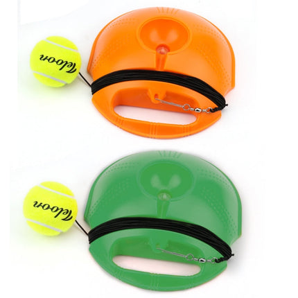 Tennis Trainer Set Rebound Baseboard Self-study Practice Training Tool Equipment Sport Exercise with Ball for Beginner, Random Color Delivery, Tennis Trainer