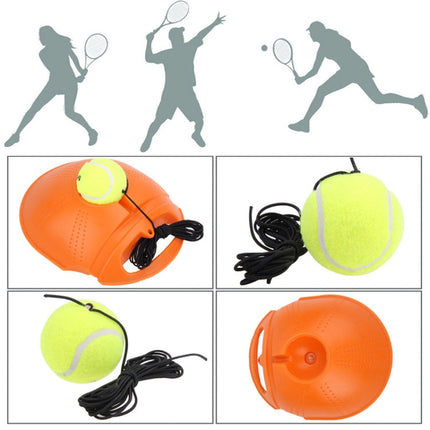 Tennis Trainer Set Rebound Baseboard Self-study Practice Training Tool Equipment Sport Exercise with Ball for Beginner, Random Color Delivery, Tennis Trainer