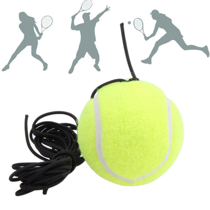 Tennis Trainer Set Rebound Baseboard Self-study Practice Training Tool Equipment Sport Exercise with Ball for Beginner, Random Color Delivery, Tennis Trainer