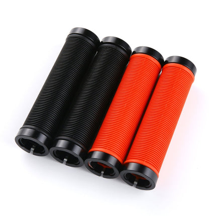1 Pair AG15 Bicycle MTB Bike Lock-on Rubber Handlebar Grips, AG15