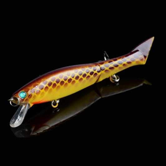HENGJIA JM 011-X 6# 12cm 13.5g Multi-section Plastic Hard Baits Artificial Fishing Lures with Treble Hook, Random Color Delivery, JM 011-X 6# 12cm