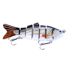 HENGJIA JM020 11cm 18g Multi-section Plastic Hard Baits Fishing Lures Set Fishing Tackle Baits, 1#, 2#, 3#, 4#, 5#