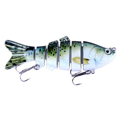 HENGJIA JM020 11cm 18g Multi-section Plastic Hard Baits Fishing Lures Set Fishing Tackle Baits, 1#, 2#, 3#, 4#, 5#