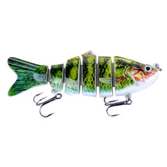 HENGJIA JM020 11cm 18g Multi-section Plastic Hard Baits Fishing Lures Set Fishing Tackle Baits, 1#, 2#, 3#, 4#, 5#