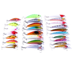 HENGJIA 26 PCS Minnow Fishing Lure Set 4 Models Fishing Tackle Plastic Hard Bait, 26 PCS