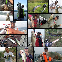 HENGJIA 26 PCS Minnow Fishing Lure Set 4 Models Fishing Tackle Plastic Hard Bait, 26 PCS