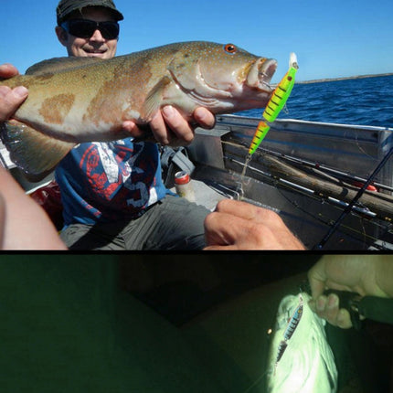 HENGJIA 5 PCS 10.5cm 9.6g 2-section Plastic Hard Baits Fishing Lures Set Tackle Baits