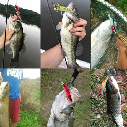 HENGJIA 8cm Plastic Hard Baits Squid Fishing Lures Decoy Wood Shrimp Baits