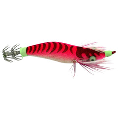 HENGJIA 8cm Plastic Hard Baits Squid Fishing Lures Decoy Wood Shrimp Baits
