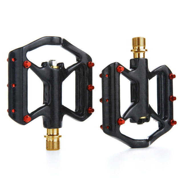 1 Pair B251C Road Bike Carbon Fiber + Titanium Axle Pedals, B251C