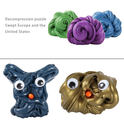 DIY Plasticine Slime Magnetic Rubber Mud Stress Reducer Anti-Anxiety Bouncing Putty Magic Clay Education Toy for Kids and Adults, Small Iron Box Size: 6x2.5cm