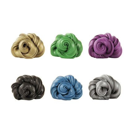 DIY Plasticine Slime Magnetic Rubber Mud Stress Reducer Anti-Anxiety Bouncing Putty Magic Clay Education Toy for Kids and Adults, Small Iron Box Size: 6x2.5cm